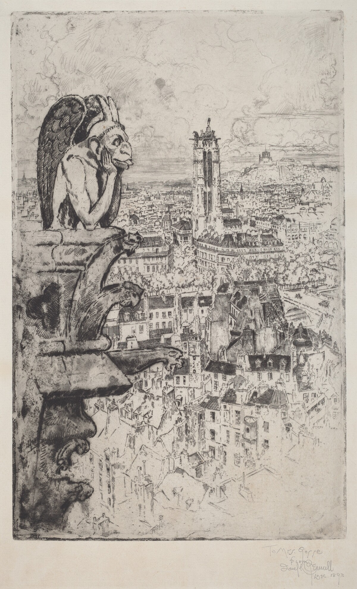 Le Stryge by Joseph Pennell