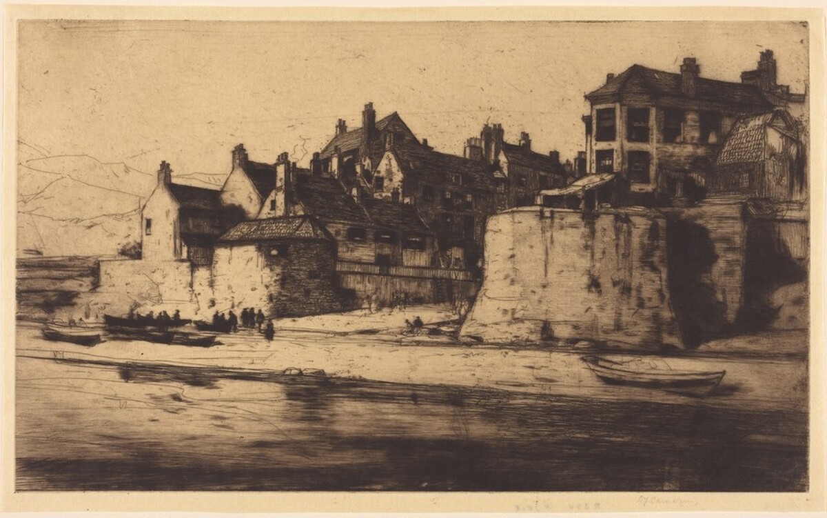 Robin Hood's Bay by David Young Cameron