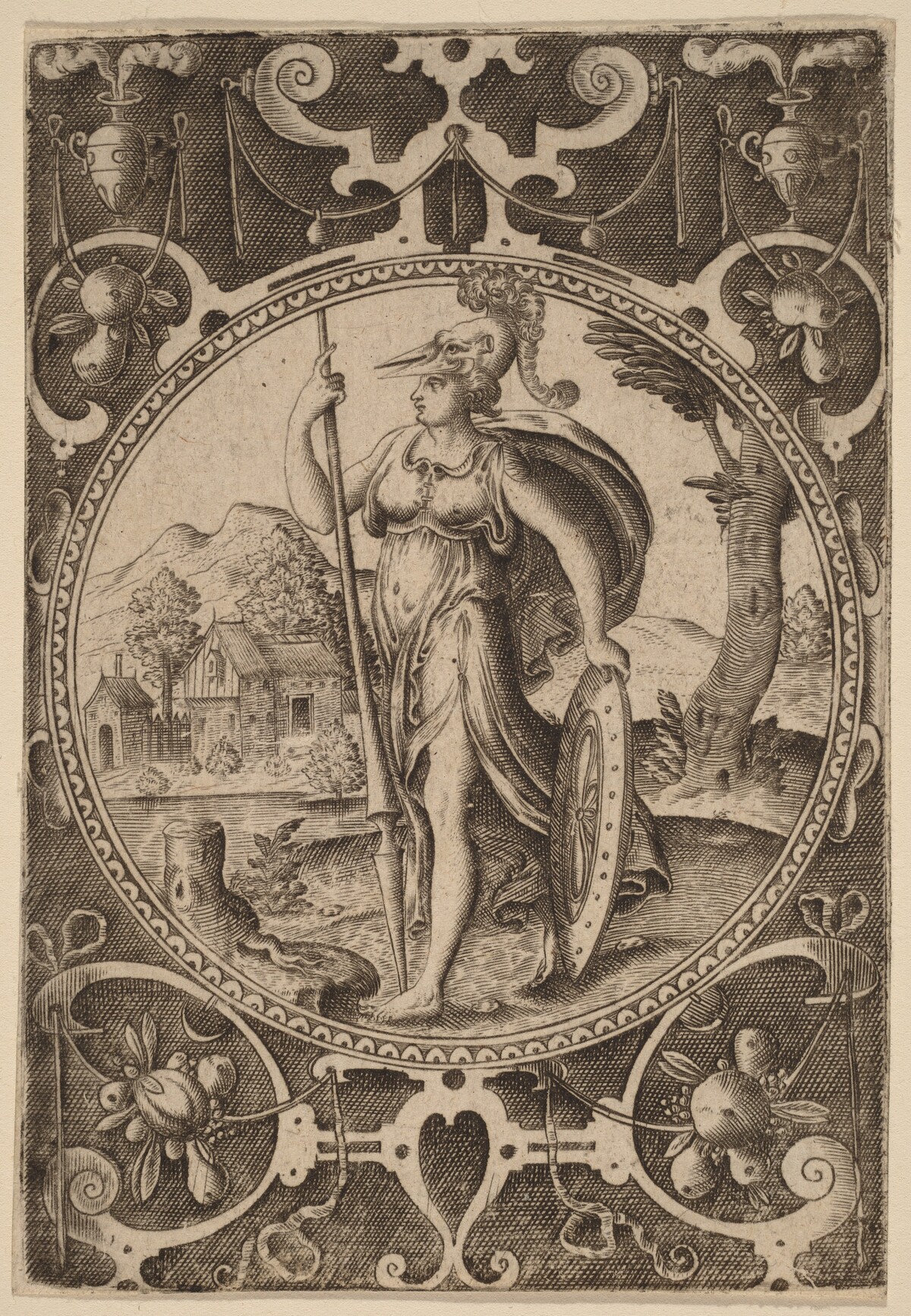 Minerva by Netherlandish 16th Century (formerly attributed to Abraham de Bruyn)