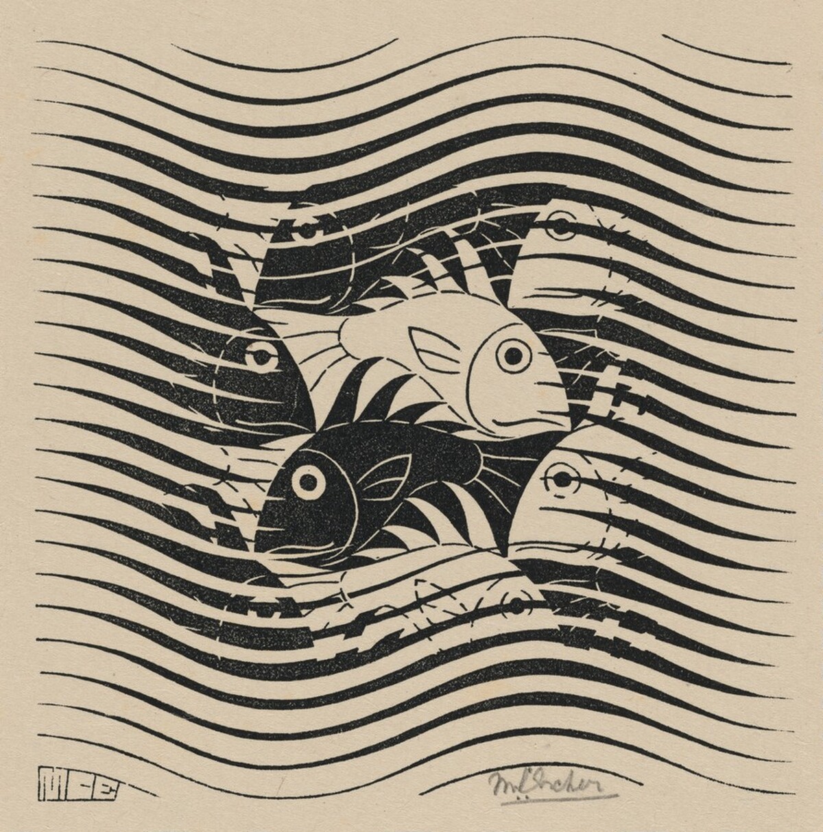 Fish by M.C. Escher