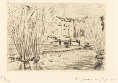 The Sluice at Serbonne (La Vanne a Serbonne)