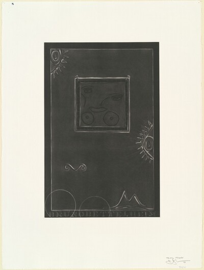 Untitled (White Mezzotint) [trial proof]