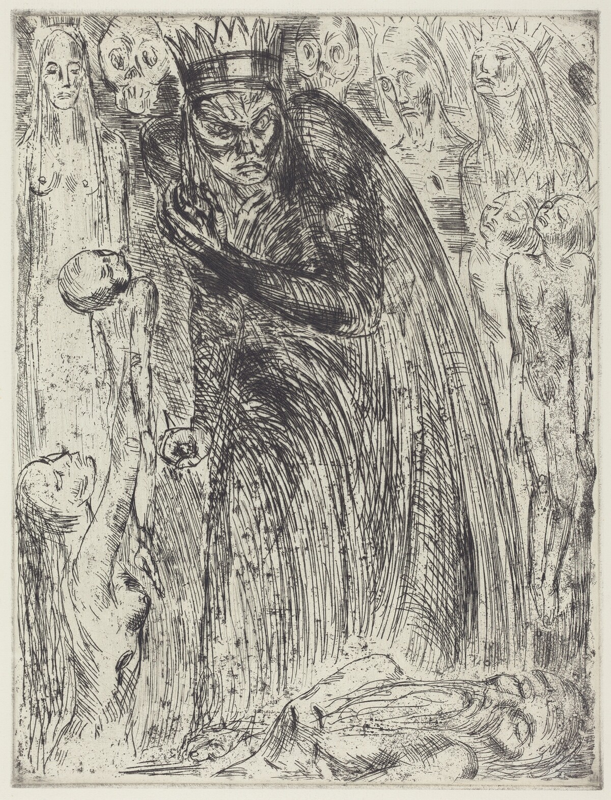 Macbeth V (The Vision of Lady Macbeth) by Wilhelm Lehmbruck