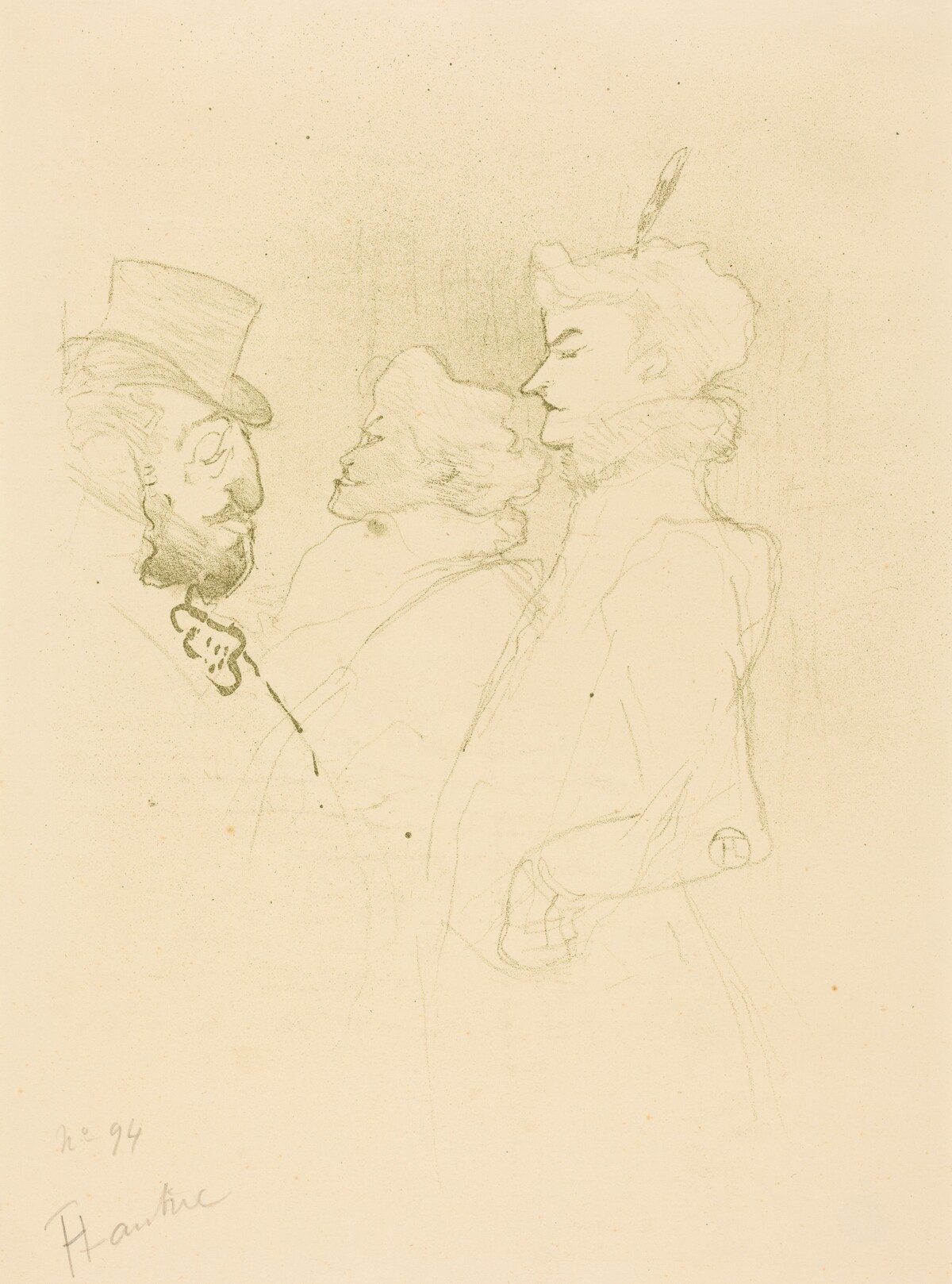 Why Not?...Once Is Not a Habit (Pourquoi pas?...Une fois n'est pas coutume) by Henri de Toulouse-Lautrec