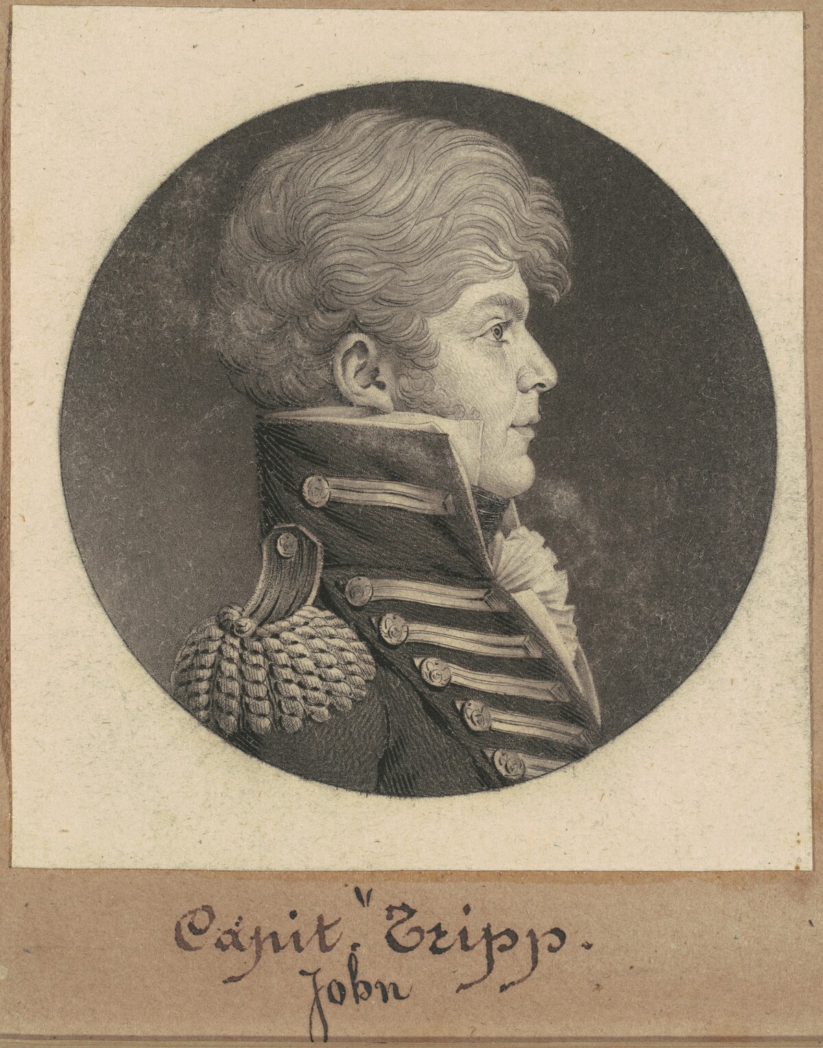 John Trippe by Charles B. J. Févret de Saint-Mémin