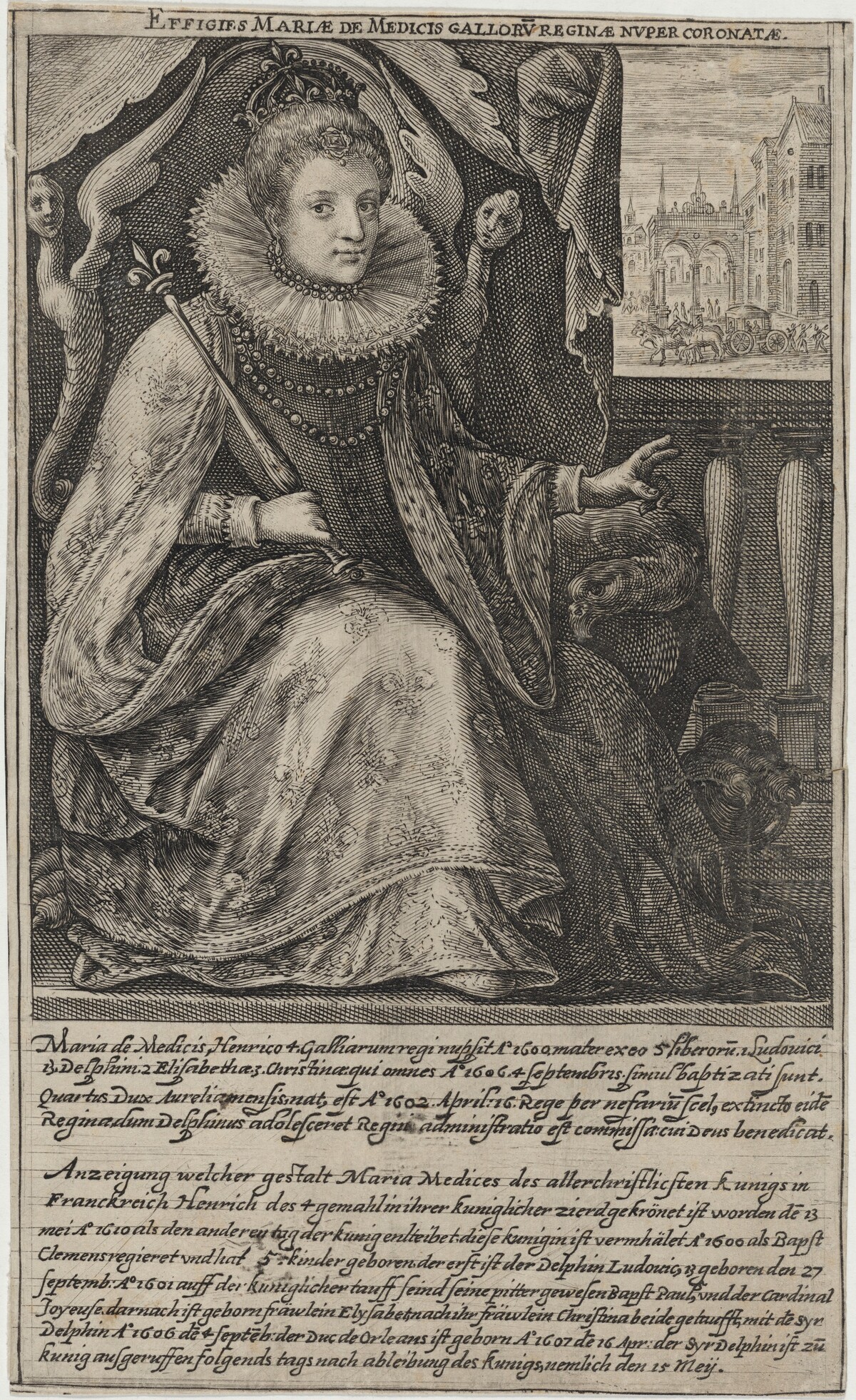 Marie de Medici, Wife of Henry IV of France by Unknown Artist