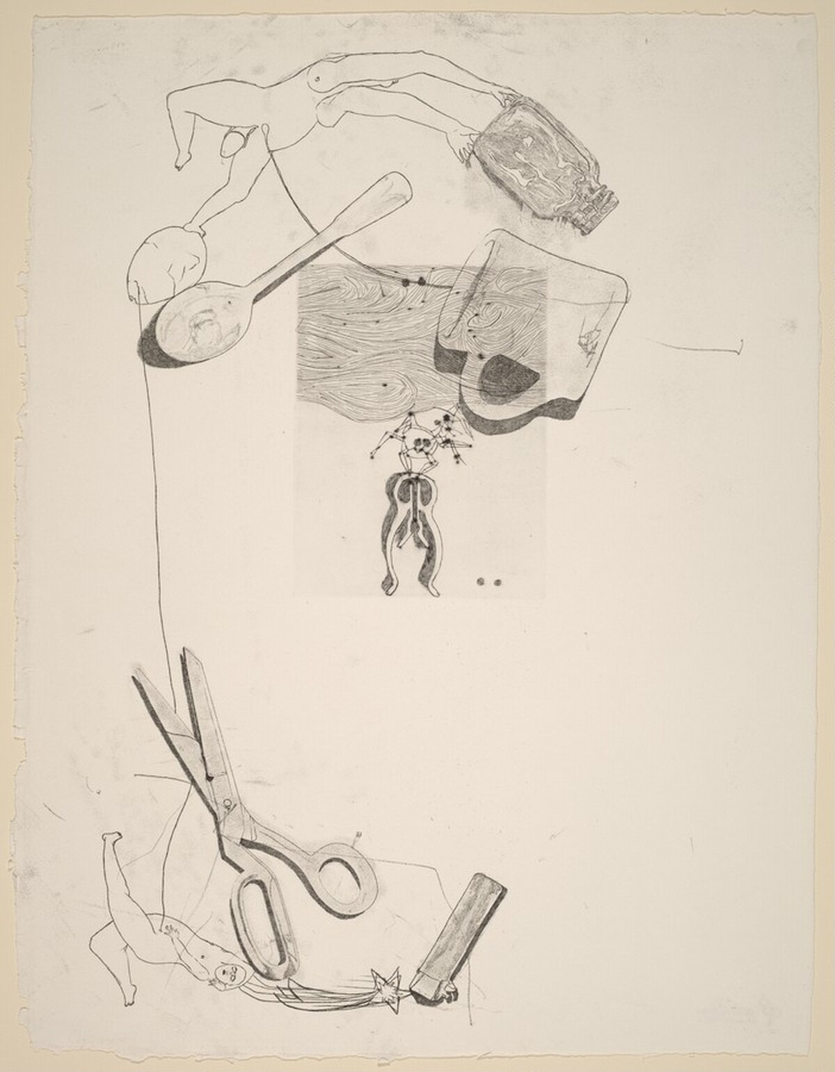 Seascape [trial proof] by Francesco Clemente