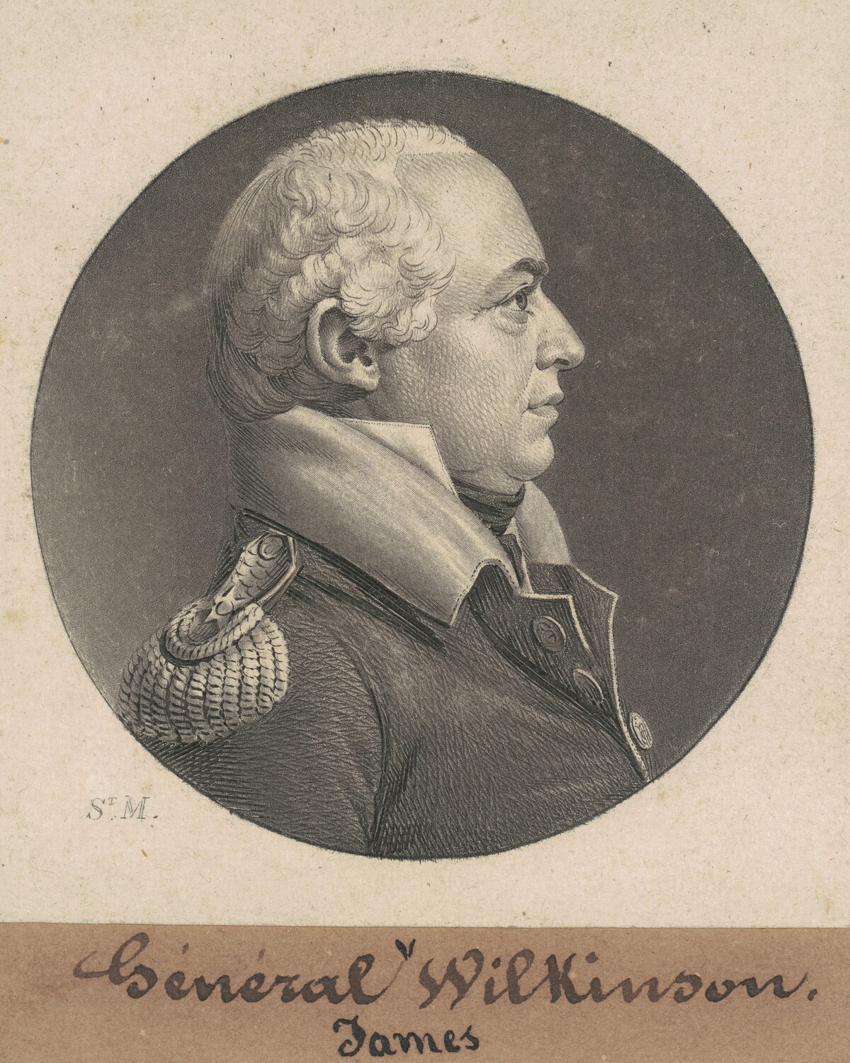 James Wilkinson by Charles B. J. Févret de Saint-Mémin