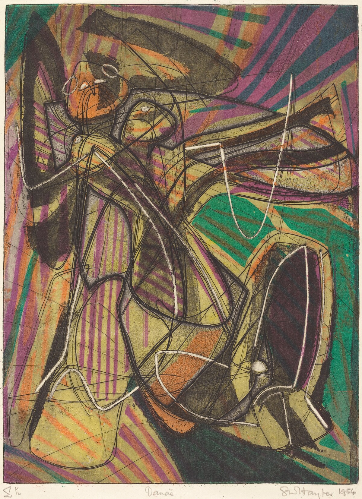 Danaë by Stanley William Hayter