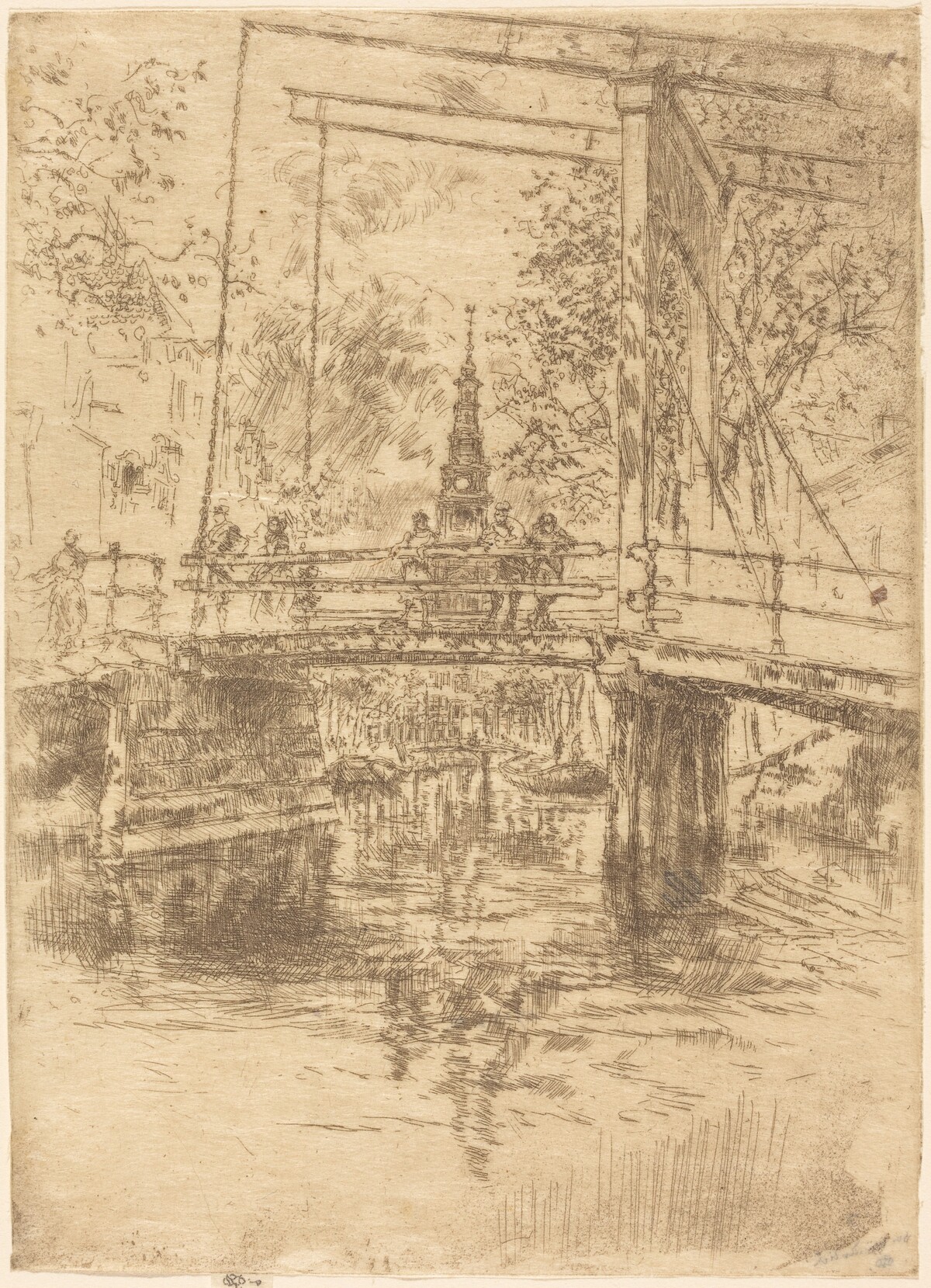 Little Drawbridge, Amsterdam by James McNeill Whistler