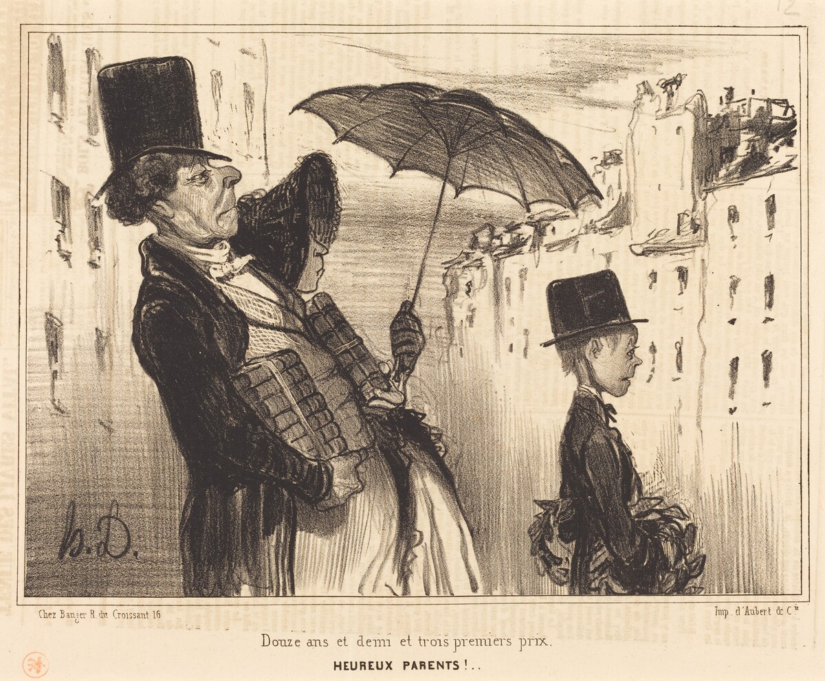 Douze ans et demi et trois premiers prix by Honoré Daumier