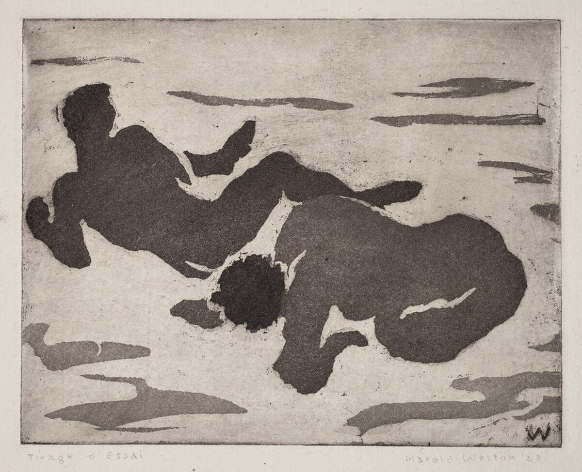 Bathers, Plate III by Harold Weston