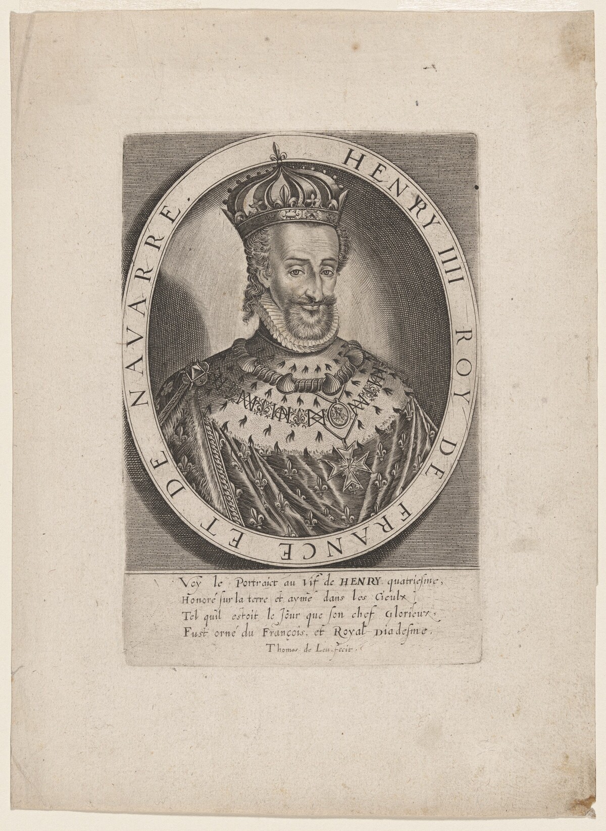 Henry IIII, Roy de France by Thomas de Leu