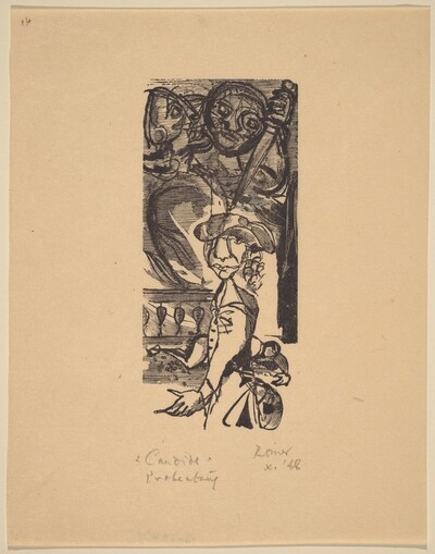 Illustration to Voltaire, "Candide"