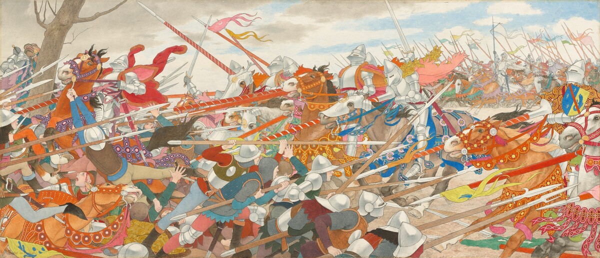 The Turmoil of Conflict (Joan of Arc series: IV) by Louis Maurice Boutet de Monvel