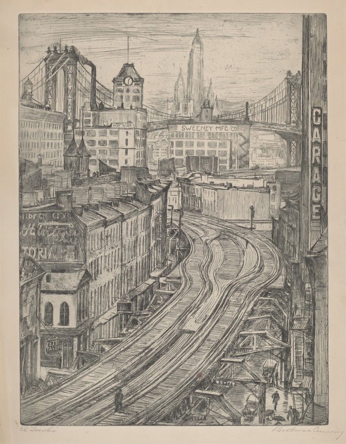 El Tracks by Beatrice Lavis Cuming