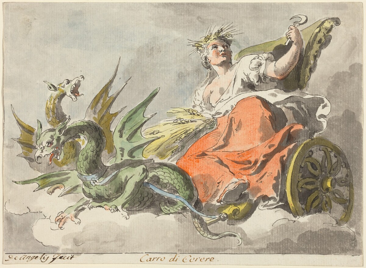 Carro di Cerere (Chariot of Ceres) by Pietro de Angelis