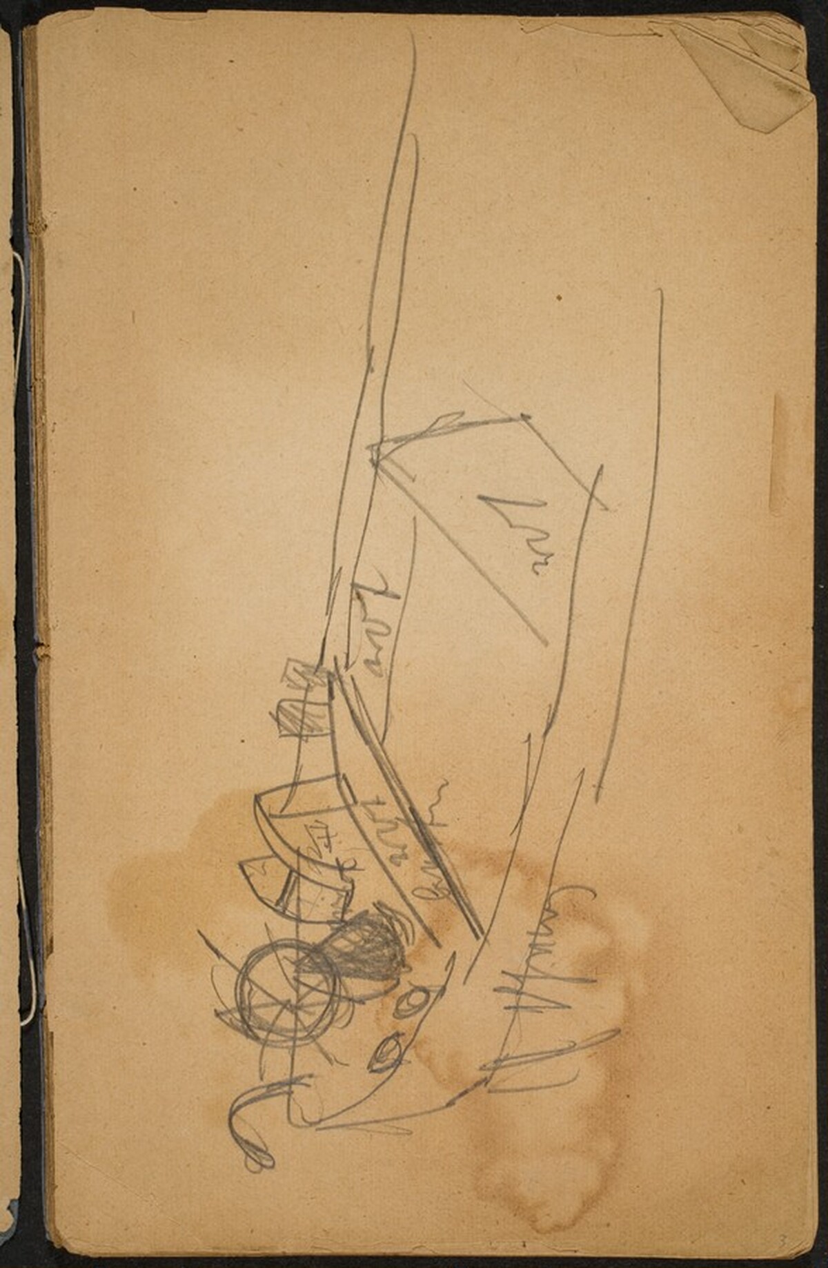 Kahn (Ship) [p. 3] by Max Beckmann