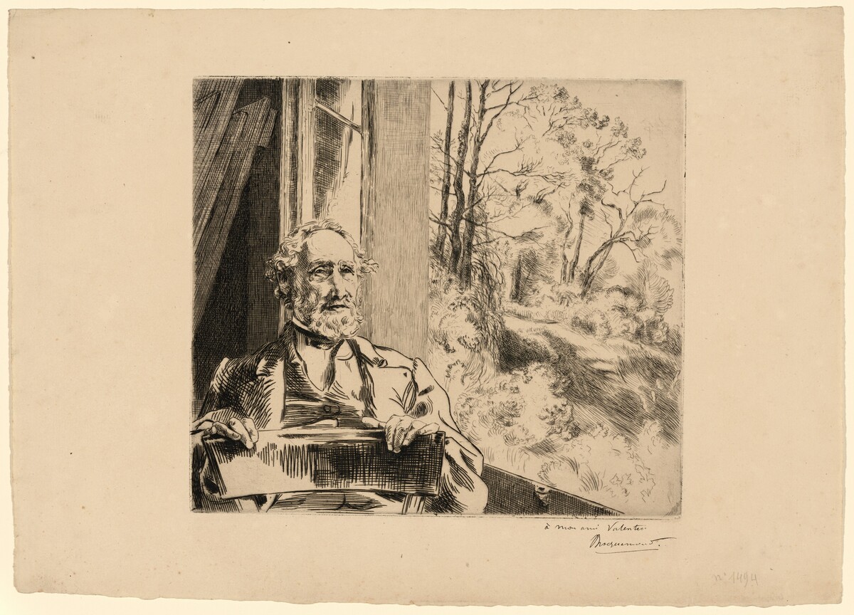 Jacob Meyer-Heine by Félix Bracquemond