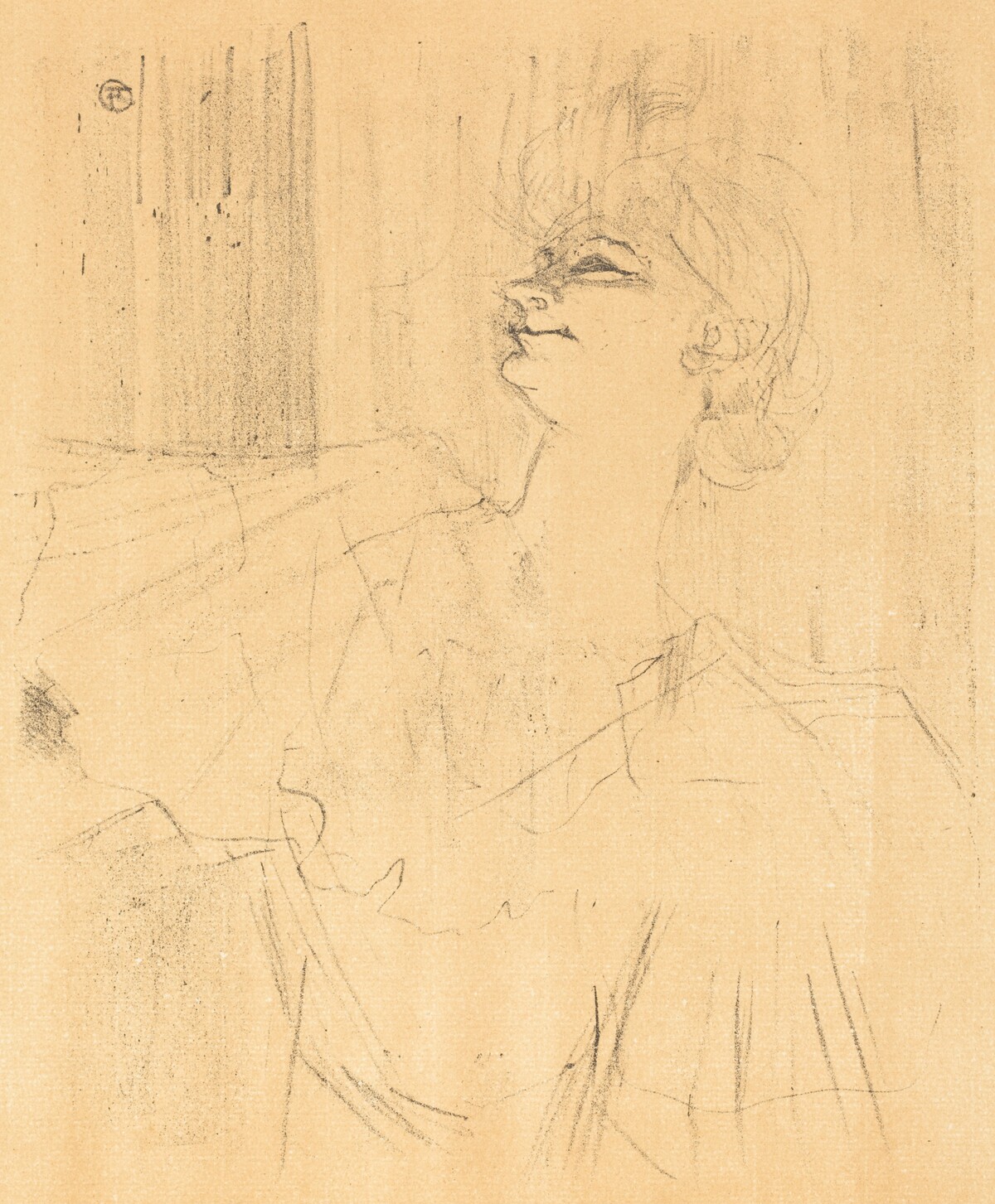 To Menilmontant from Bruant (A Ménilmontant, de Bruant) by Henri de Toulouse-Lautrec