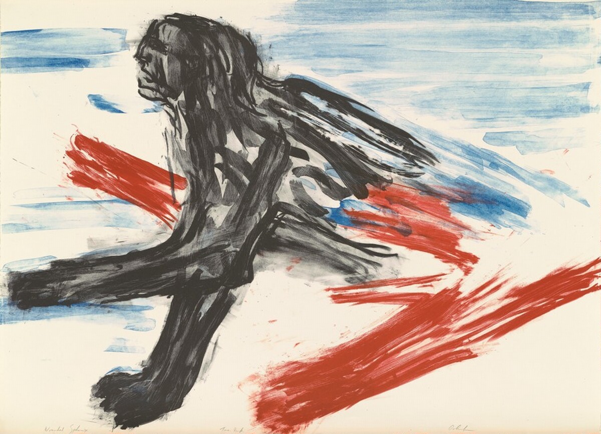 Wounded Sphinx by Leon Golub