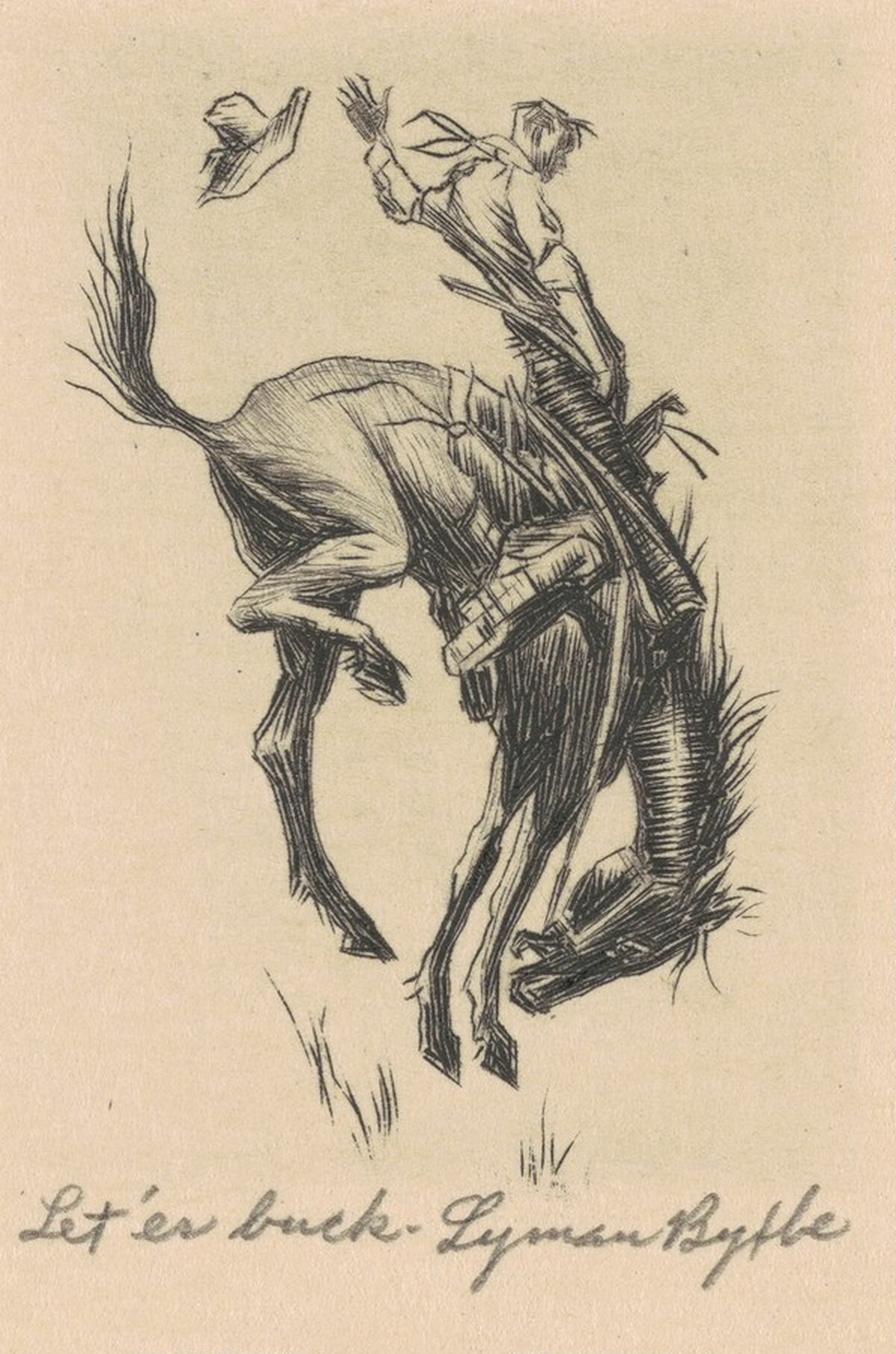 Let'er Buck by Lyman Byxbe