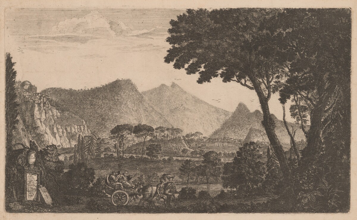 Horace's Sabine Villa by attributed to Peter Stephens