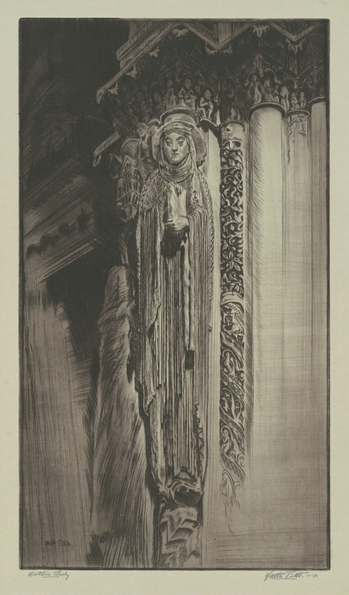 Gothic Lady by Walter Tittle