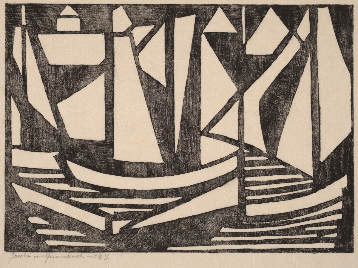 Boats by Jacoba van Heemskerck van Beest