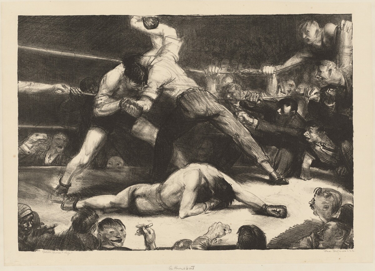 A Knockout by George Bellows