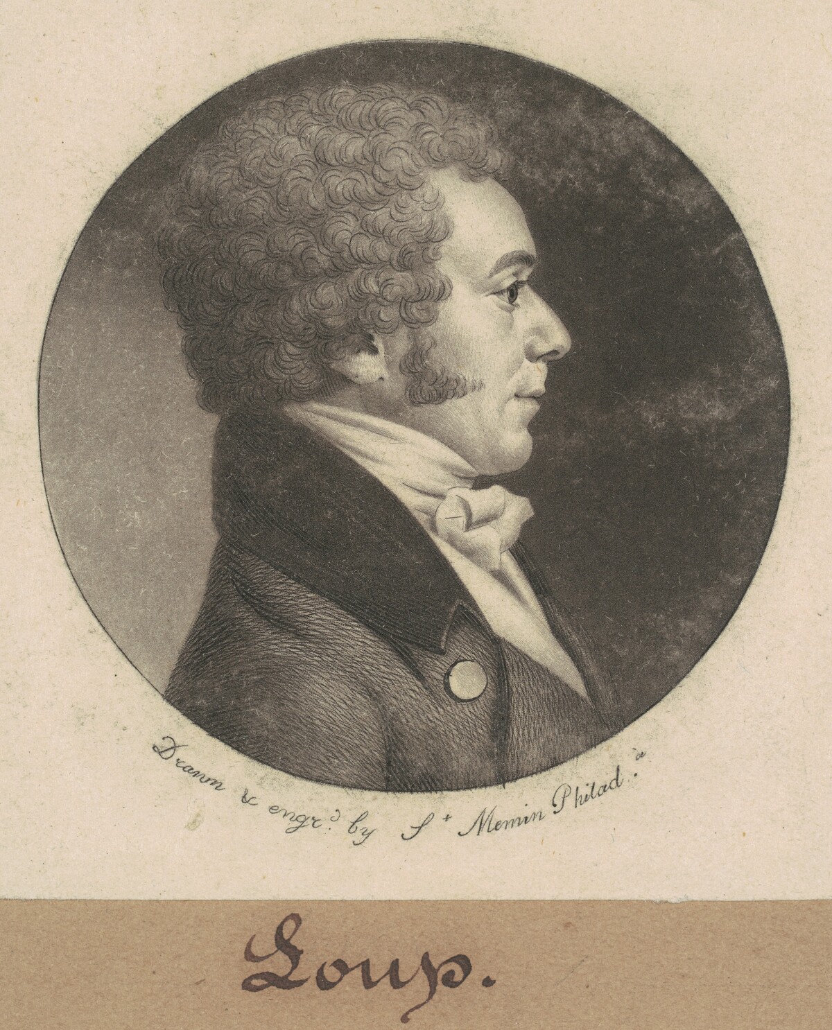 Loup by Charles B. J. Févret de Saint-Mémin
