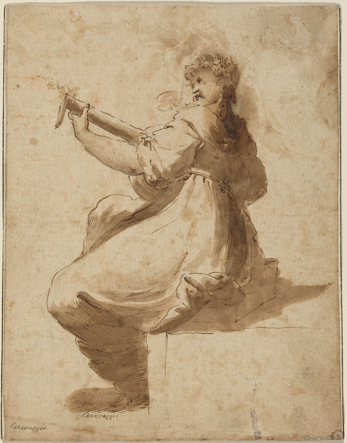 The Lute Player by after Orazio Gentileschi