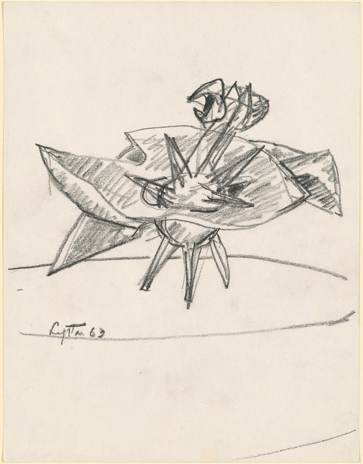 Study for "Eagle" by Seymour Lipton