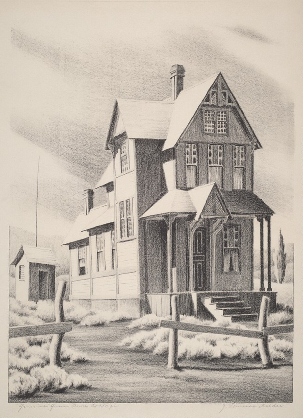Genuine Queen Anne Cottage by Zama Vanessa Helder