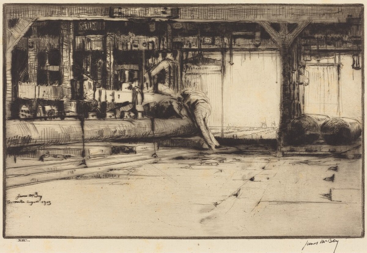The Timber Mill by James McBey