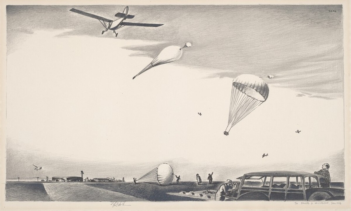 Drop Testing Parachutes by John Conway Menihan