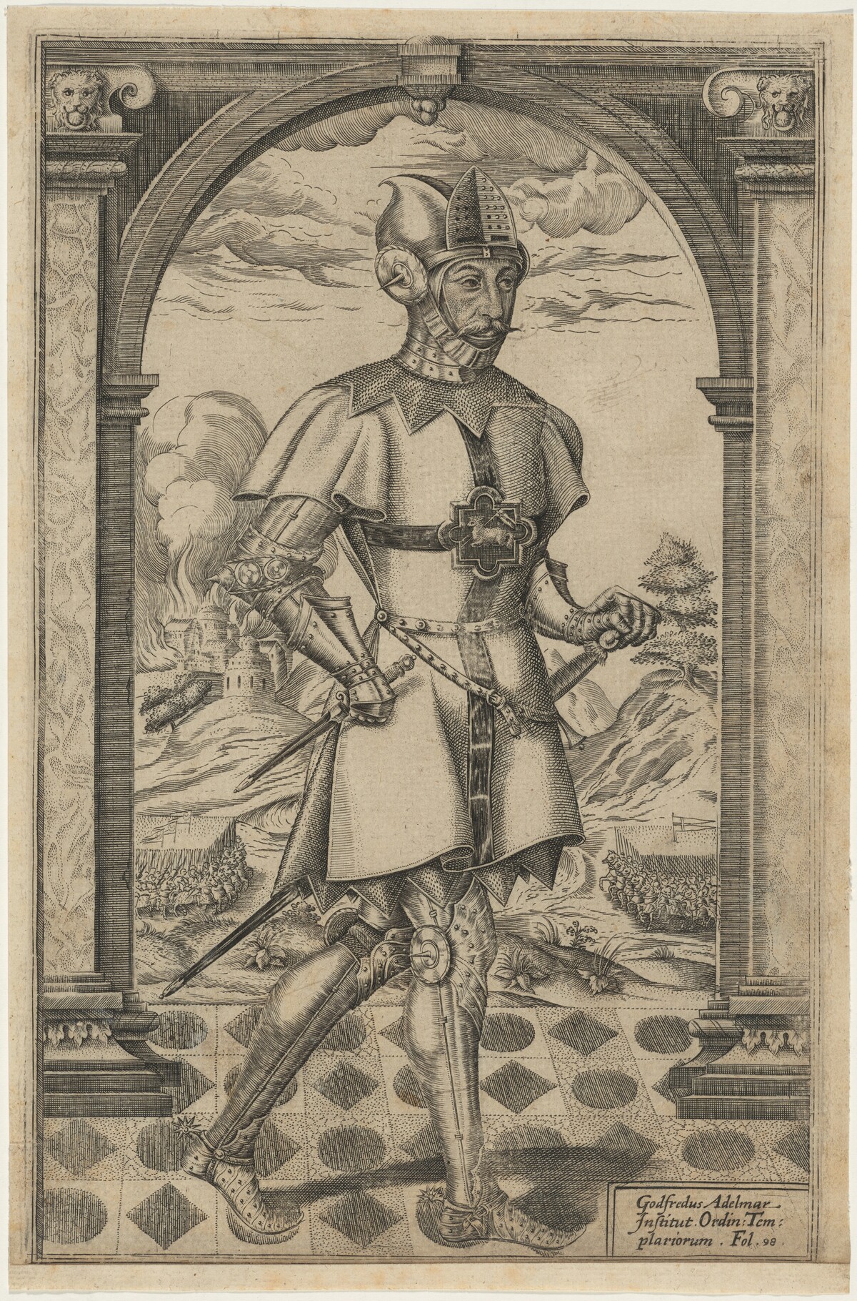 Godfrey Adelmar, Founder of the Knights Templar by William Rogers
