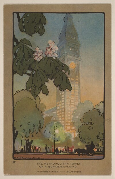 The Metropolitan Tower on A Summer Evening