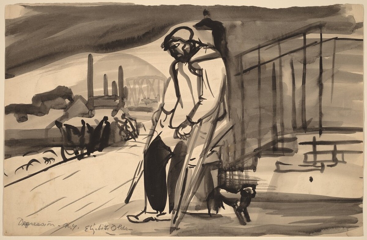 Depression - NY by Elizabeth Olds