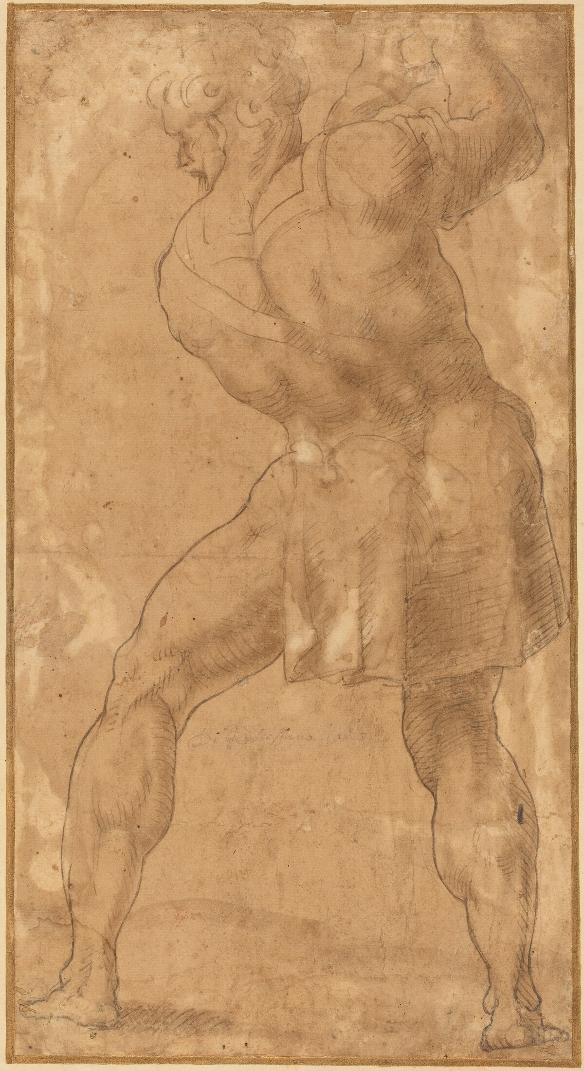 Figure of a Man by after Polidoro da Caravaggio