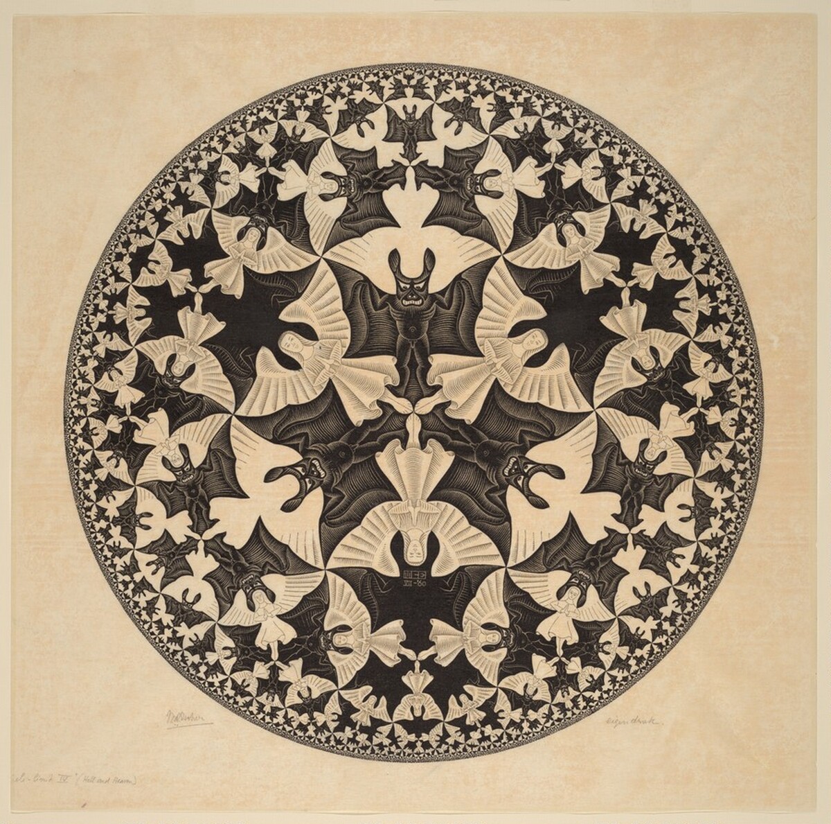 Circle Limit IV by M.C. Escher