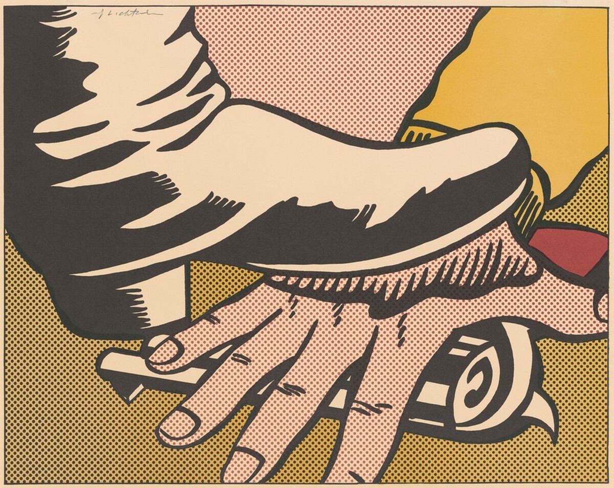 Foot and Hand by Roy Lichtenstein