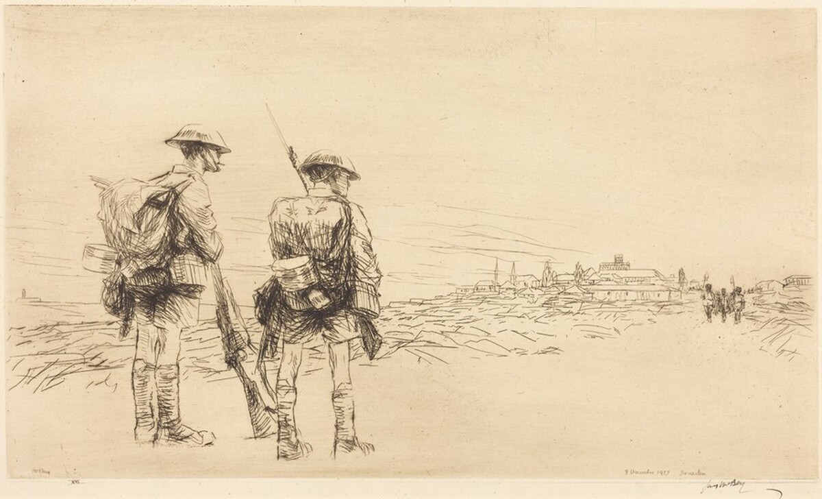 The Surrender of Jerusalem by James McBey