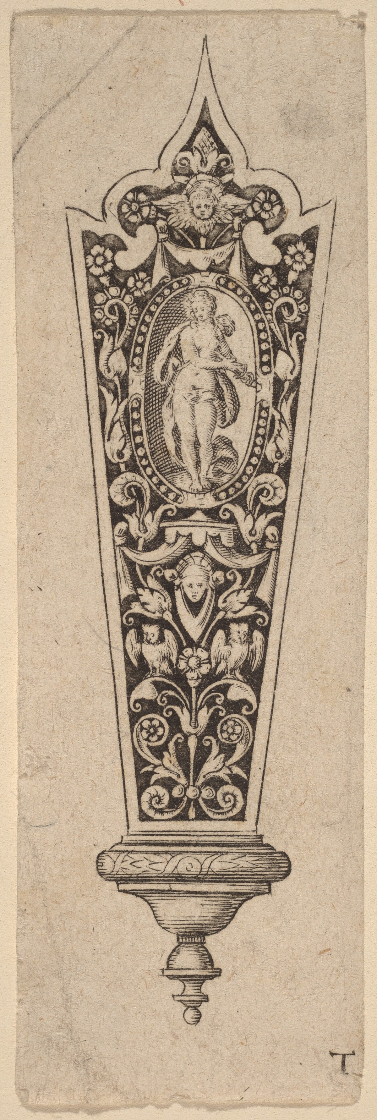 Ornament for Knife Handle by Theodor de Bry