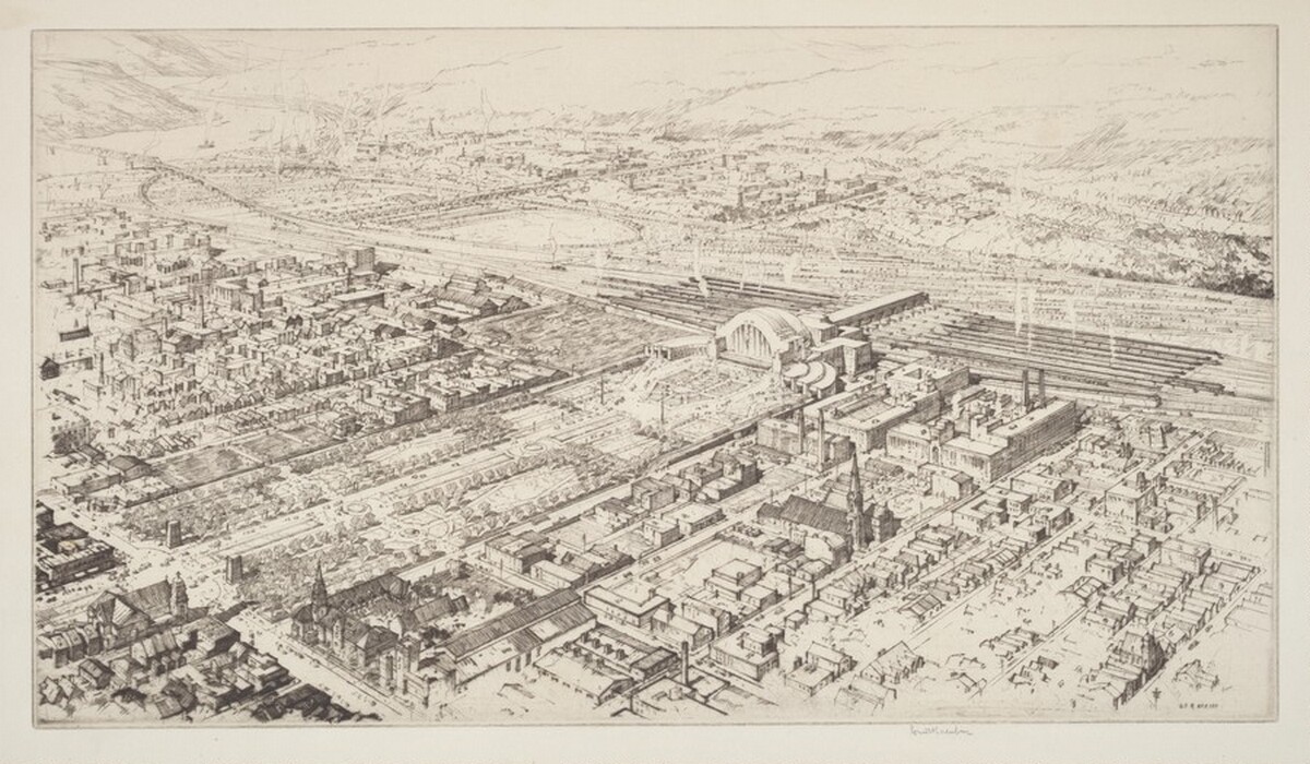 Cincinnati Terminal by Louis Conrad Rosenberg