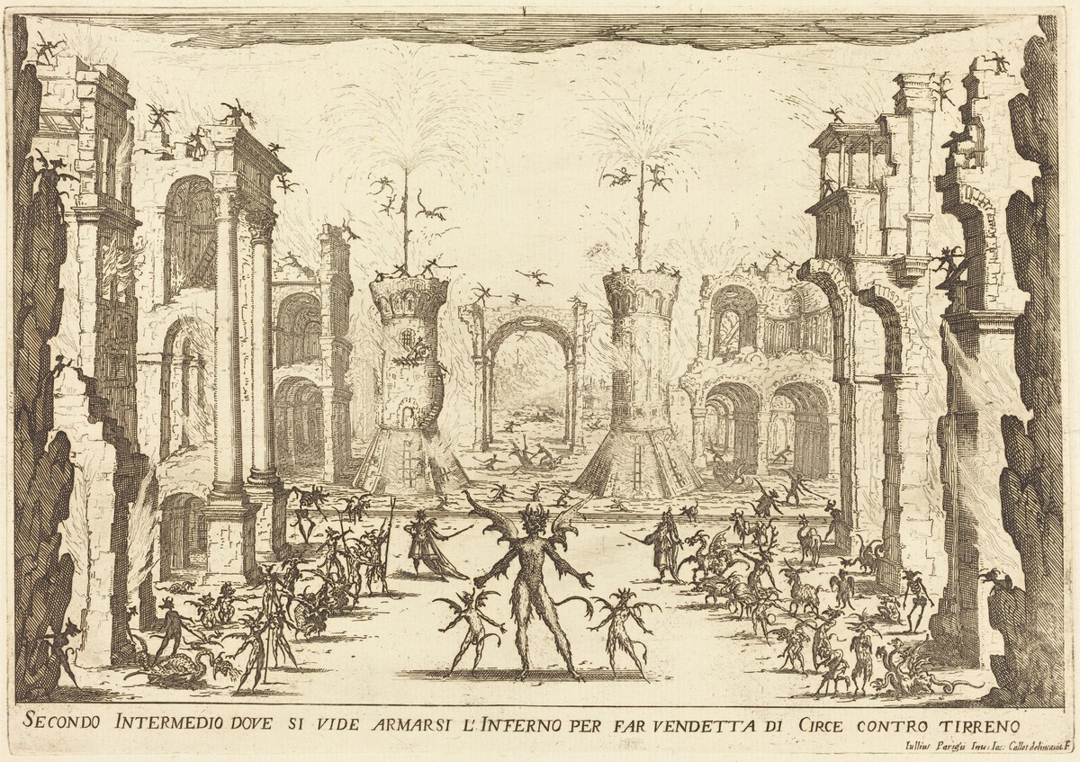 Second Intermezzo by Jacques Callot