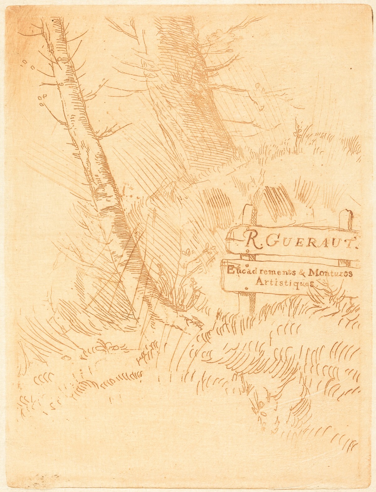 Address of R. Gueraut (Adresse de M.R. Gueraut) by Alphonse Legros