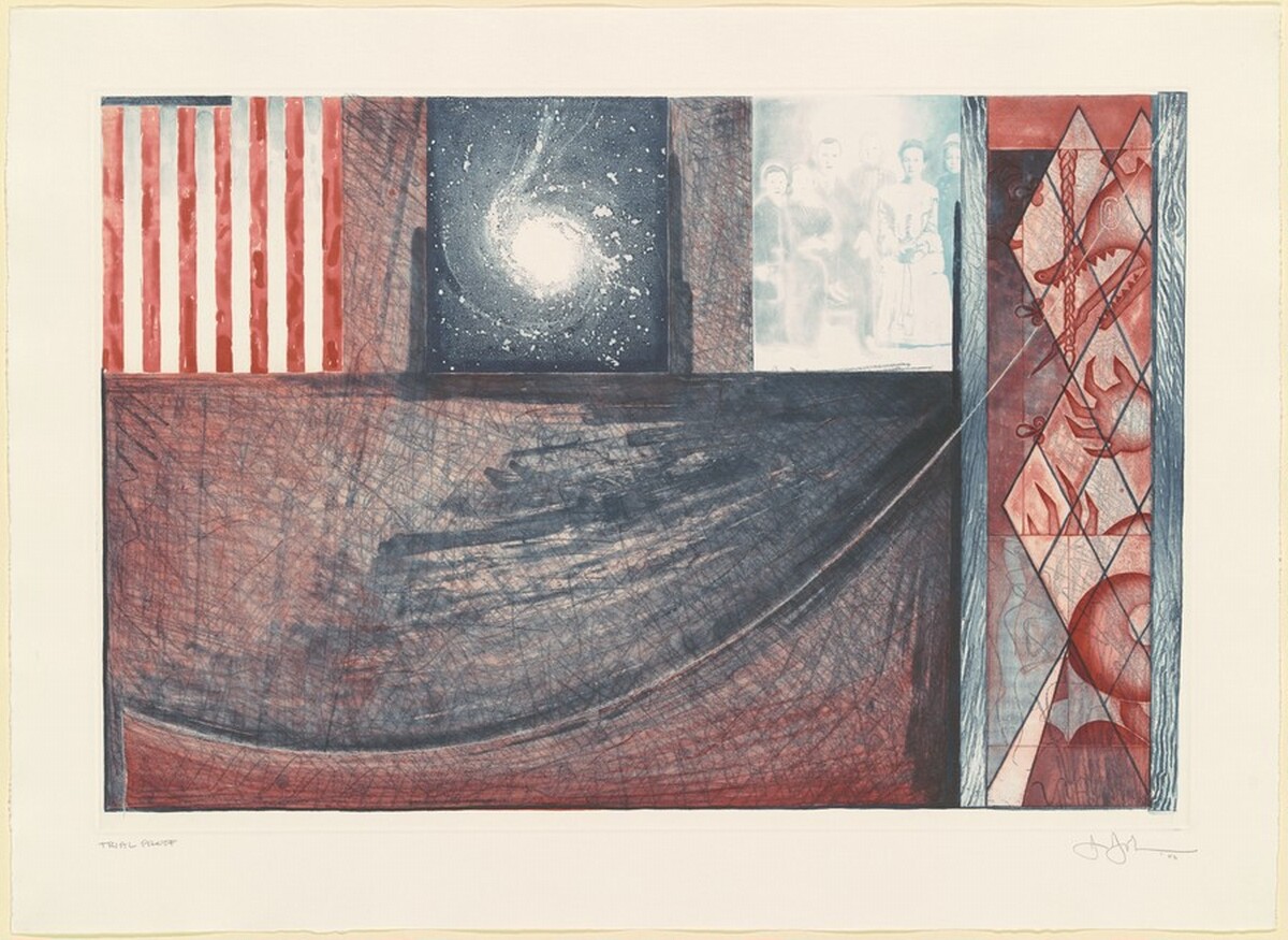 Untitled [trial proof] by Jasper Johns