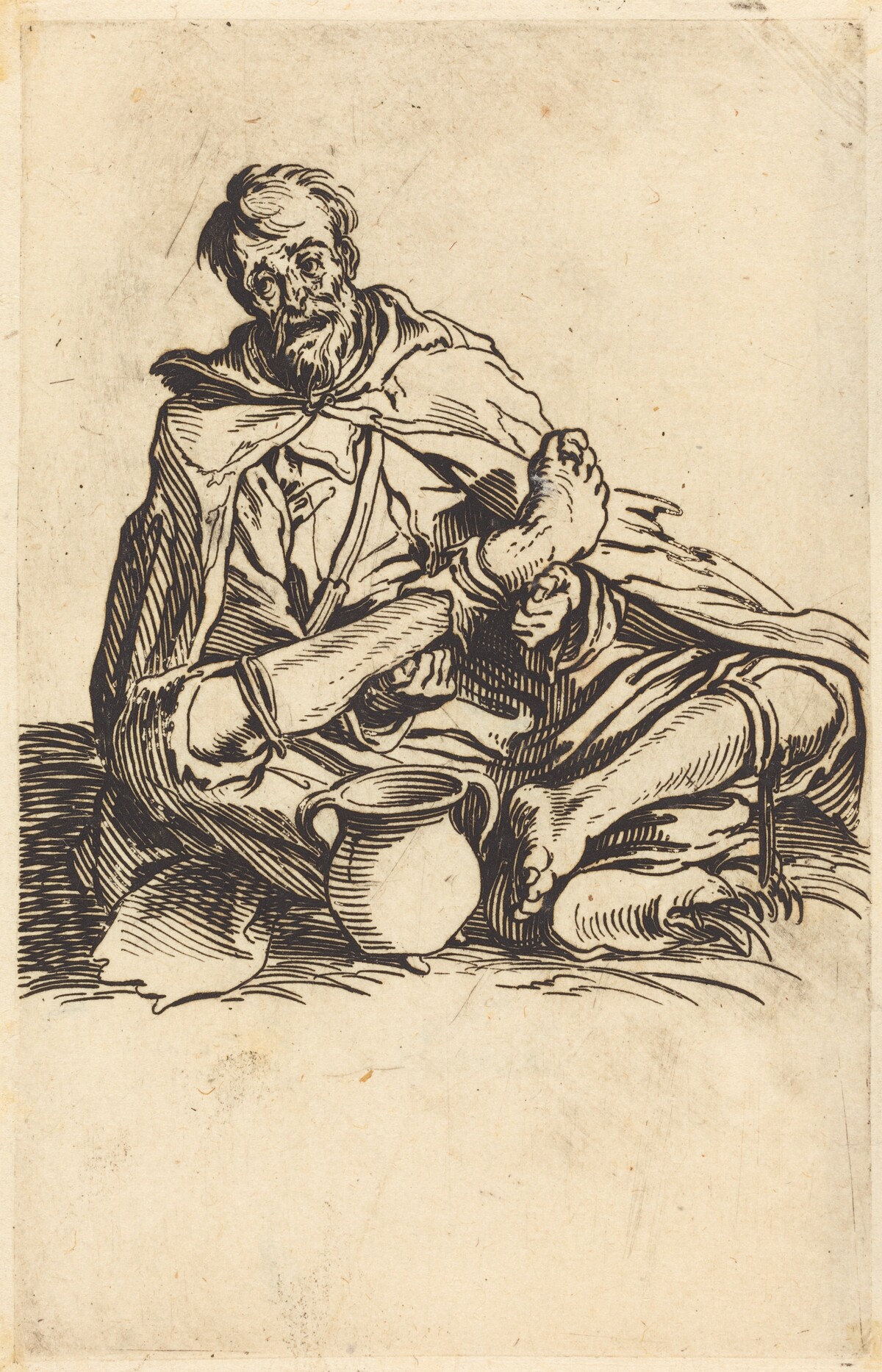 The Sick Man by Jacques Callot