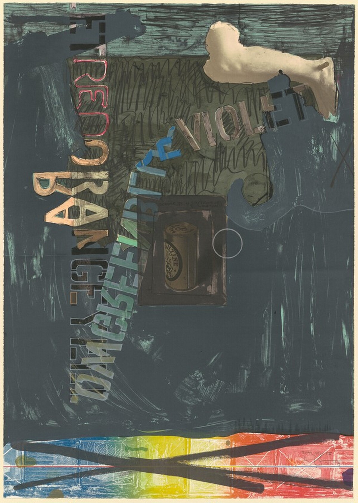 Decoy II [trial proof] by Jasper Johns